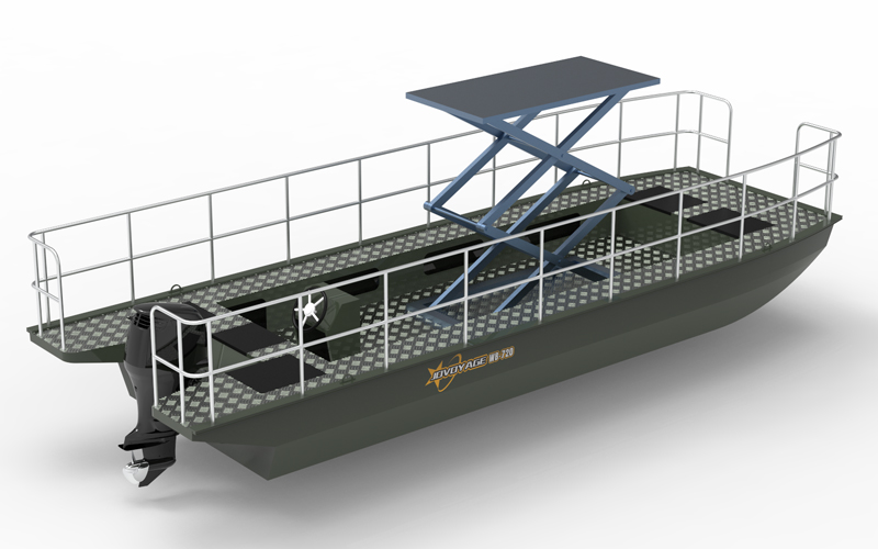 Aluminum Elevating Work Boat-WP-B