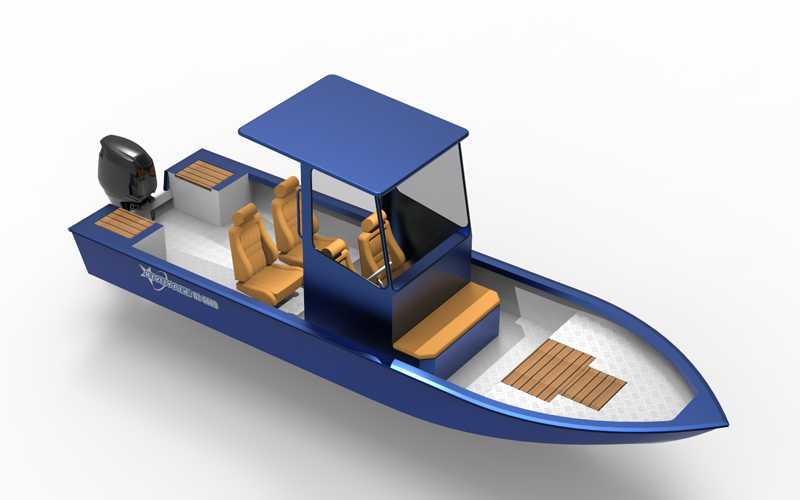 Aluminum Hardtop Runabout boat-KT-D