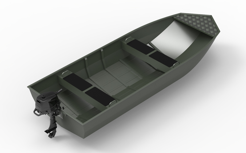 Aluminum Triangular Base Boat - SJ